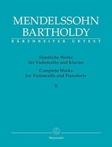 Complete Works for Violoncello and Pianoforte #2 Cello and Piano cover